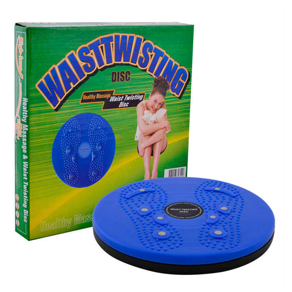 

Тренажер для талии (диск здоровья) Waist Twisting Disc синий
