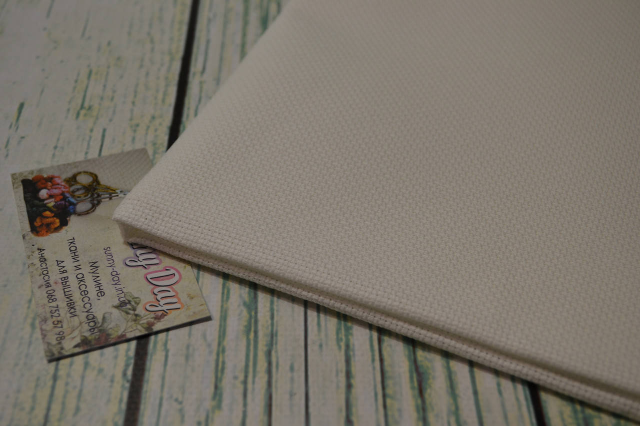 

3424/101 Aida 14 ct. Zweigart - цвет белый молочный