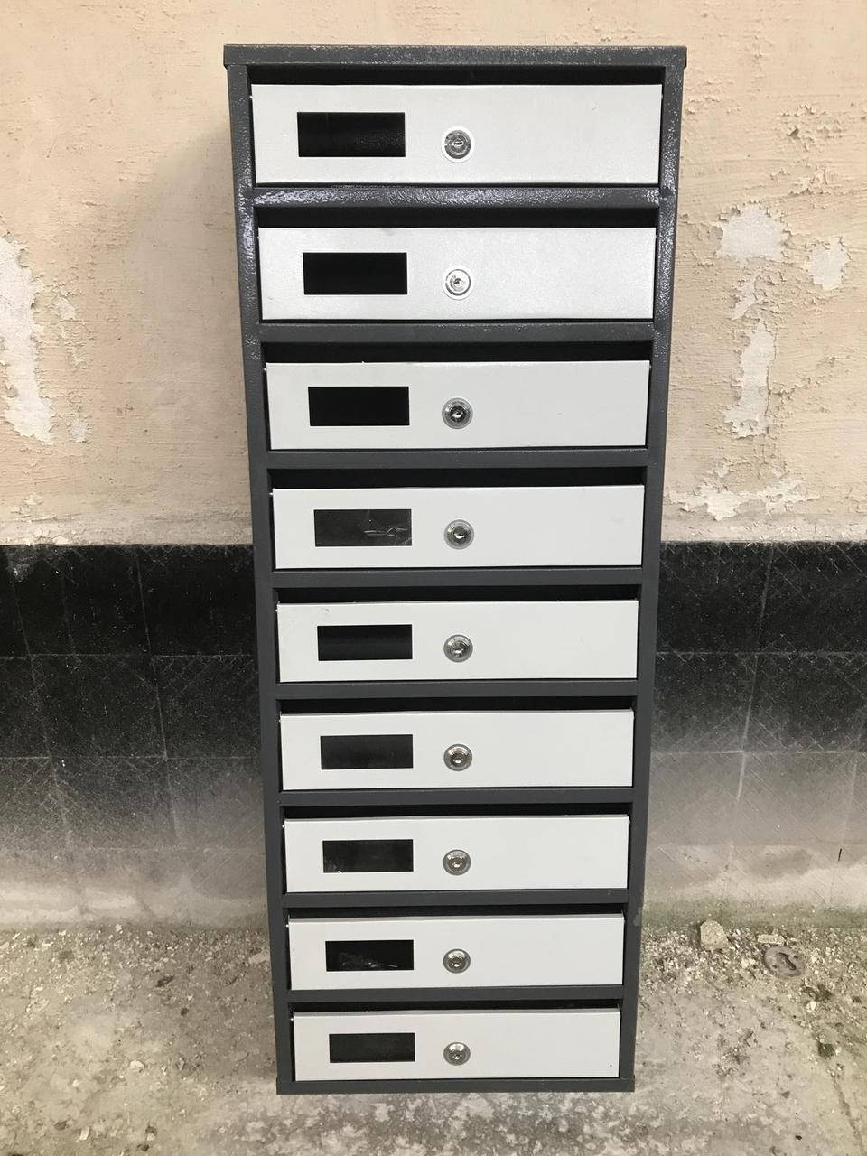 

Многосекционный почтовый ящик на 9 ячеек