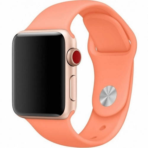 

Ремешок силиконовый для Apple Watch 38/40 mm (44) Peach