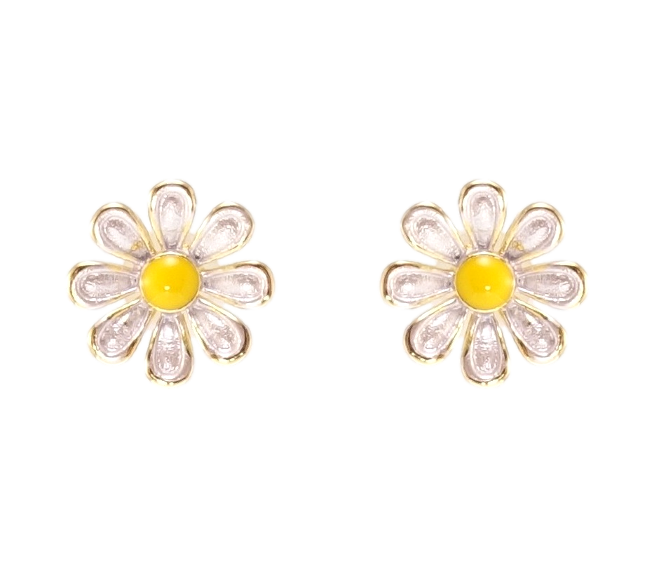 

Серьги Xuping QQMM Позолота 14K гвоздики (пусеты) "Ромашки"