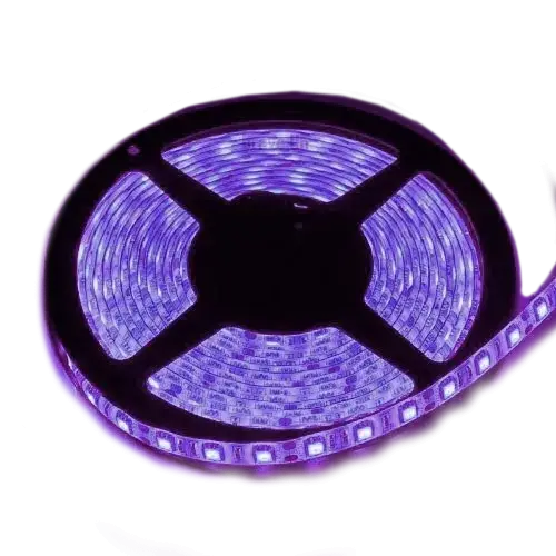 

Светодиодная лента UkrLed SMD5050 60d/m IP33 365-370 nm (ULTRAVIOLET) (20656)