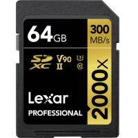 

Карта памяти Lexar 64GB SDXC class 10 UHS-II 2000x Professional (LSD2000064G-BNNNG)