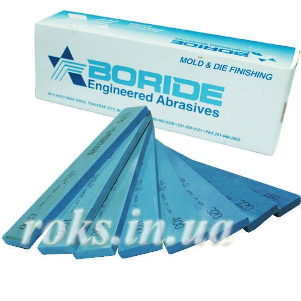 

Точильный камень BORIDE серии T2, 320 грит, 154х25х6 мм арт.10038