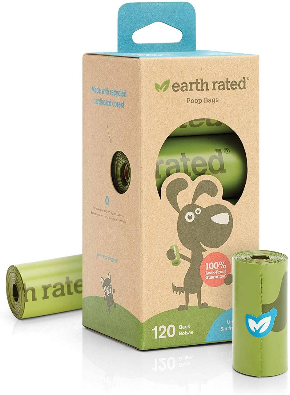 

Пакеты для уборки за собаками Earth Rated Refill Rolls одноразовые биоразлагаемые мешки 120 шт.