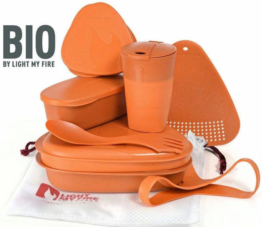 

Набор Кемпинговой Посуды на 1 персону Light My Fire "MealKit BIO orange" (2413610310) Биопластик, Оранжевый