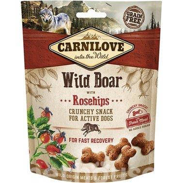 

Лакомства для собак Carnilove Dog Crunchy Snack дикий кабан шиповник 200 г.