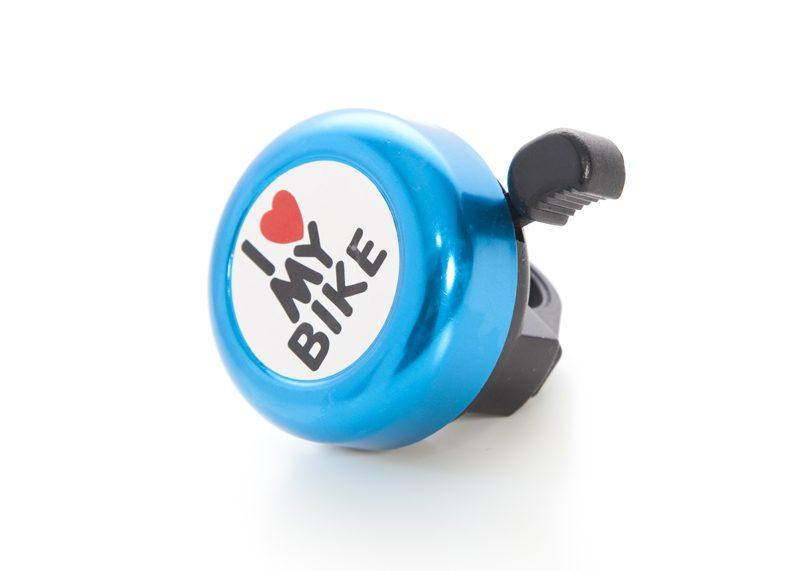 

Звонок DN BL-005 I love my bike, синий (BL-005-blue)
