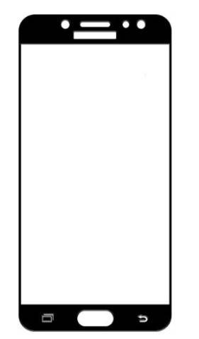 

Защитное стекло для Samsung J7 2017 / J730 3D черный