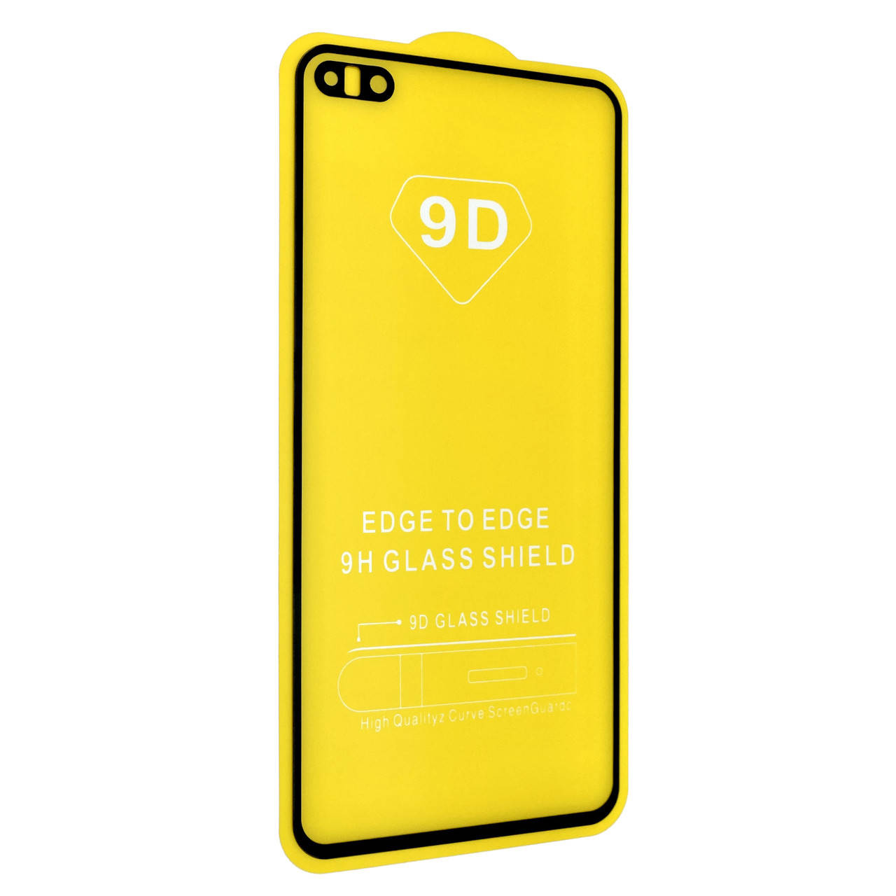 

Защитное стекло DK Full Glue 9D для Huawei P40 (black), Черный