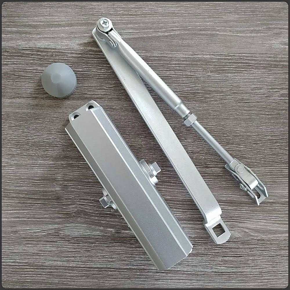 

Дверной доводчик Kedr A-062 60-80 кг. серый