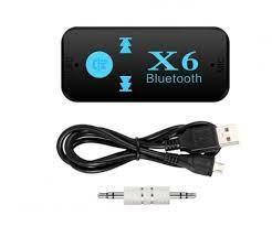 

Bluetooth гарнітура Bluetooth адаптер AUX авто MP3 WAV Wireless Receiver X6