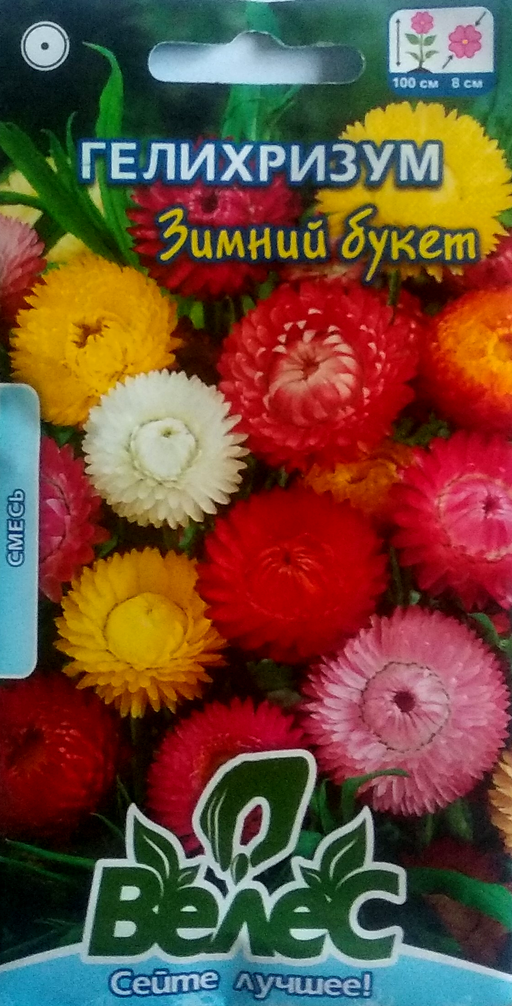 

Семена Гелихризум Зимний букет 0,3г ТМ ВЕЛЕС
