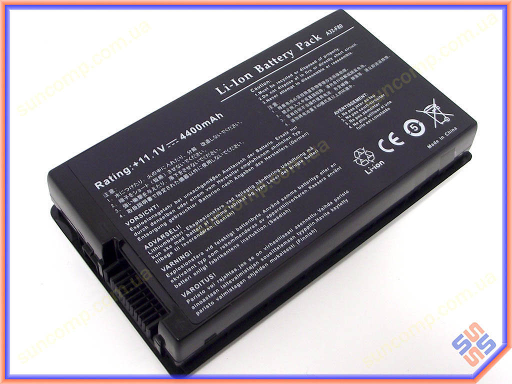 

Батарея A32-A8 для ASUS A8, Z99, A8JC, A8JM, A8F, F8, X80 (10.8V 4400mAh)