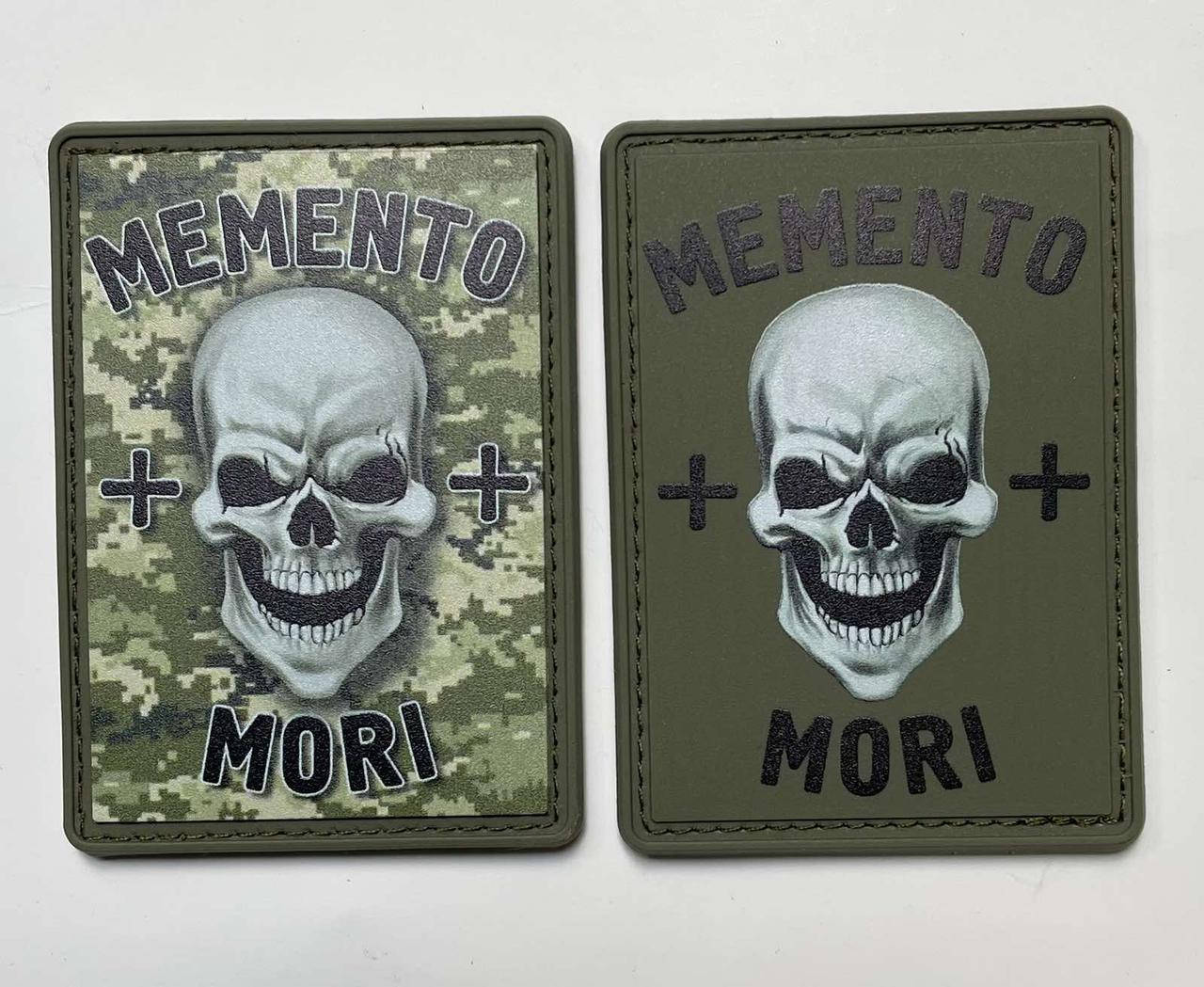 

НАШИВКА Memento mori ПРЯМОКУТНА PVC