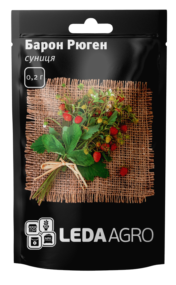 

Семена Земляника Барон Рюген 0,2г LEDAAGRO