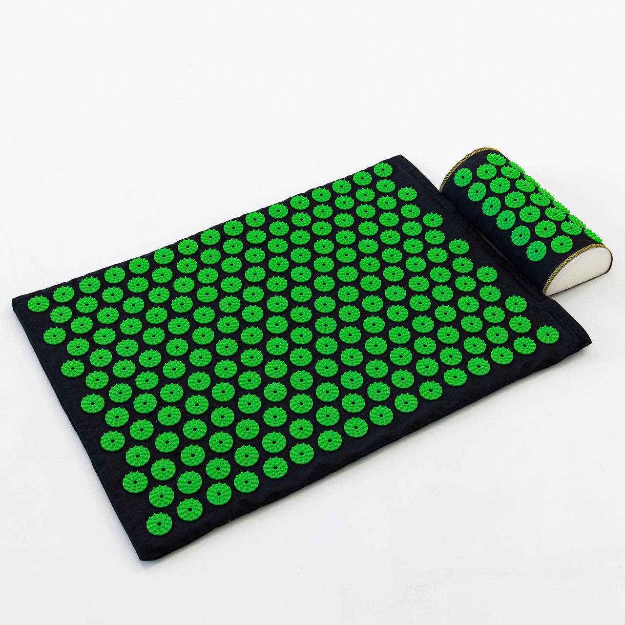 

Массажный коврик Аппликатор Кузнецова + валик массажер для спины/шеи/ног/стоп/головы/тела OSPORT (apl-005), Разные цвета