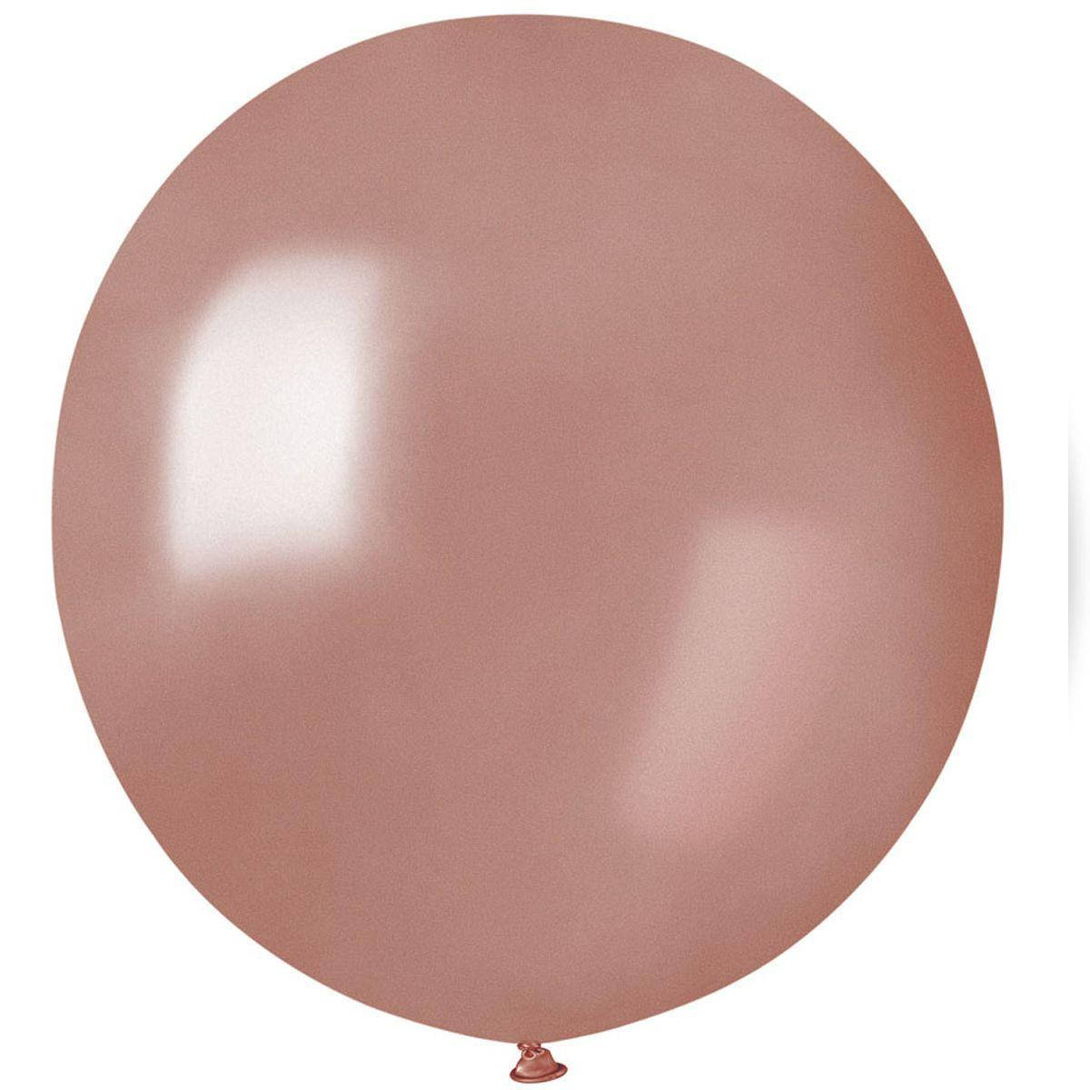 

Куля 19"/45 см металік Рожеве Золото, Розовое золото