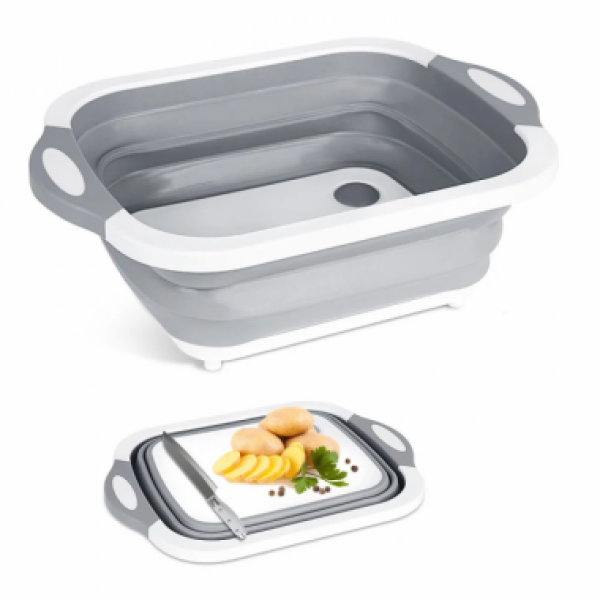 

Многофункциональная разделочная доска миска складная 2 в 1 A2-86 ! Quality