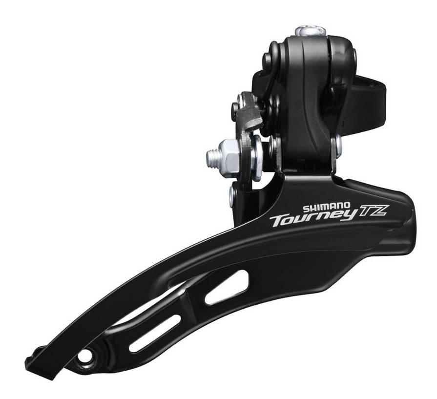 

Перемикач передній Shimano Tourney TZ FD-TZ510 3x6/7 (48T) Down-Swing верхня тяга