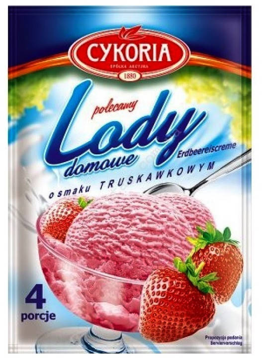 

Домашнє морозиво Cykoria Lody полуничне 60 г.