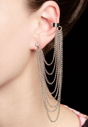 

Кафф "Шепот водопада". Ручная работа