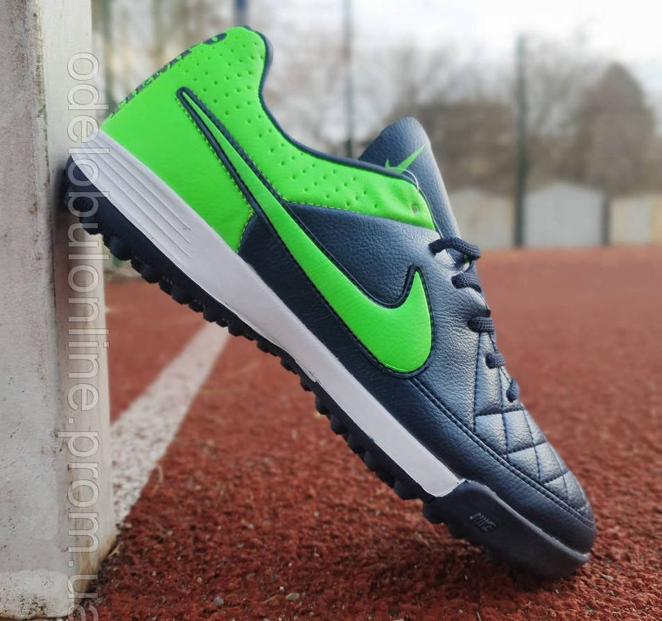 

Сороконожки Nike Tiempo 40,42р 42, Зелёный