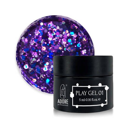 

Плей гель ADORE Play Gel №01 Фиолетово-синий 5 мл (18748L')