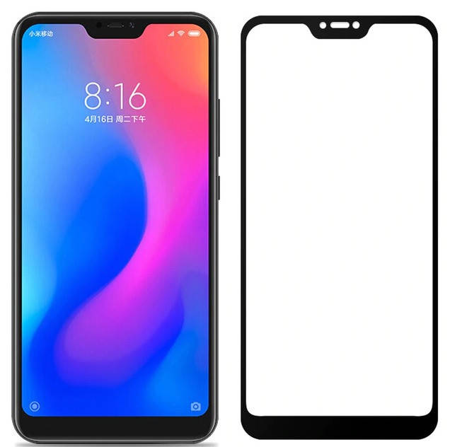 

Защитное стекло Walker Full Glue для Xiaomi Mi 8 Lite Черный