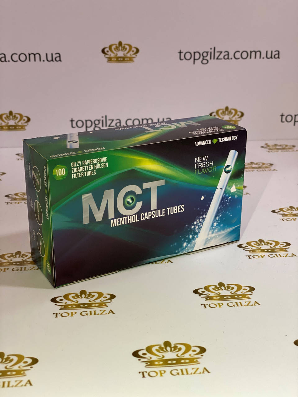 

Гильзы для набивки сигарет с капсулой MCT Menthol 100 шт (ментол)