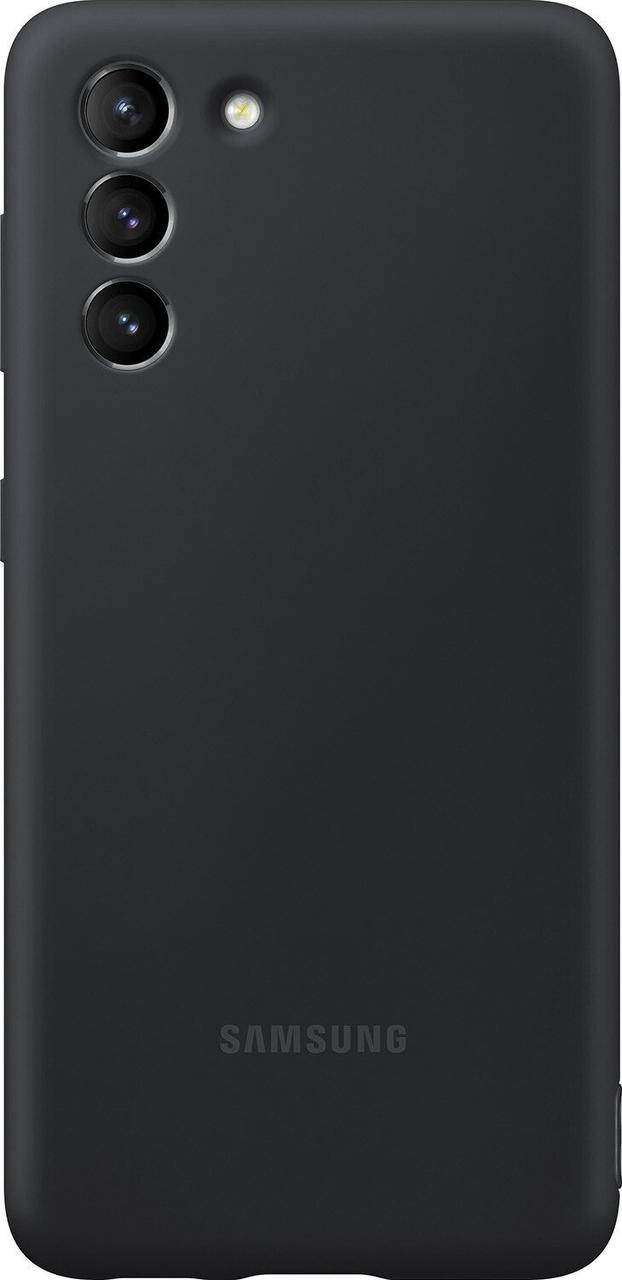 

Оригинальный чехол Samsung Silicone Cover Black для Galaxy S21 SM-G991, Черный