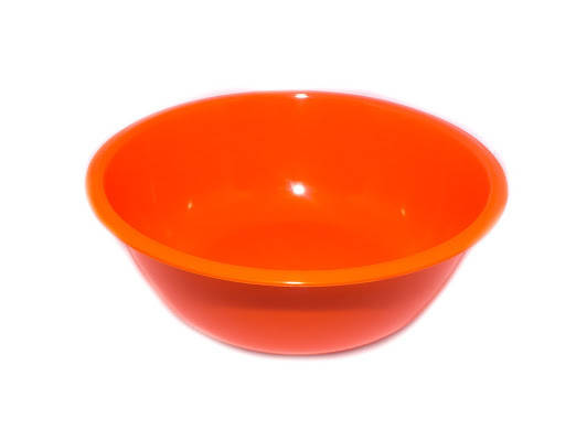 

Пищевая миска пластиковая глубокая 30 см, Разные цвета