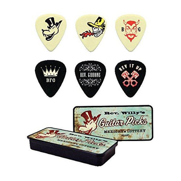 

Набор медиаторов Dunlop RWT01L Rev Willy's Mexican Lottery (6 шт.)