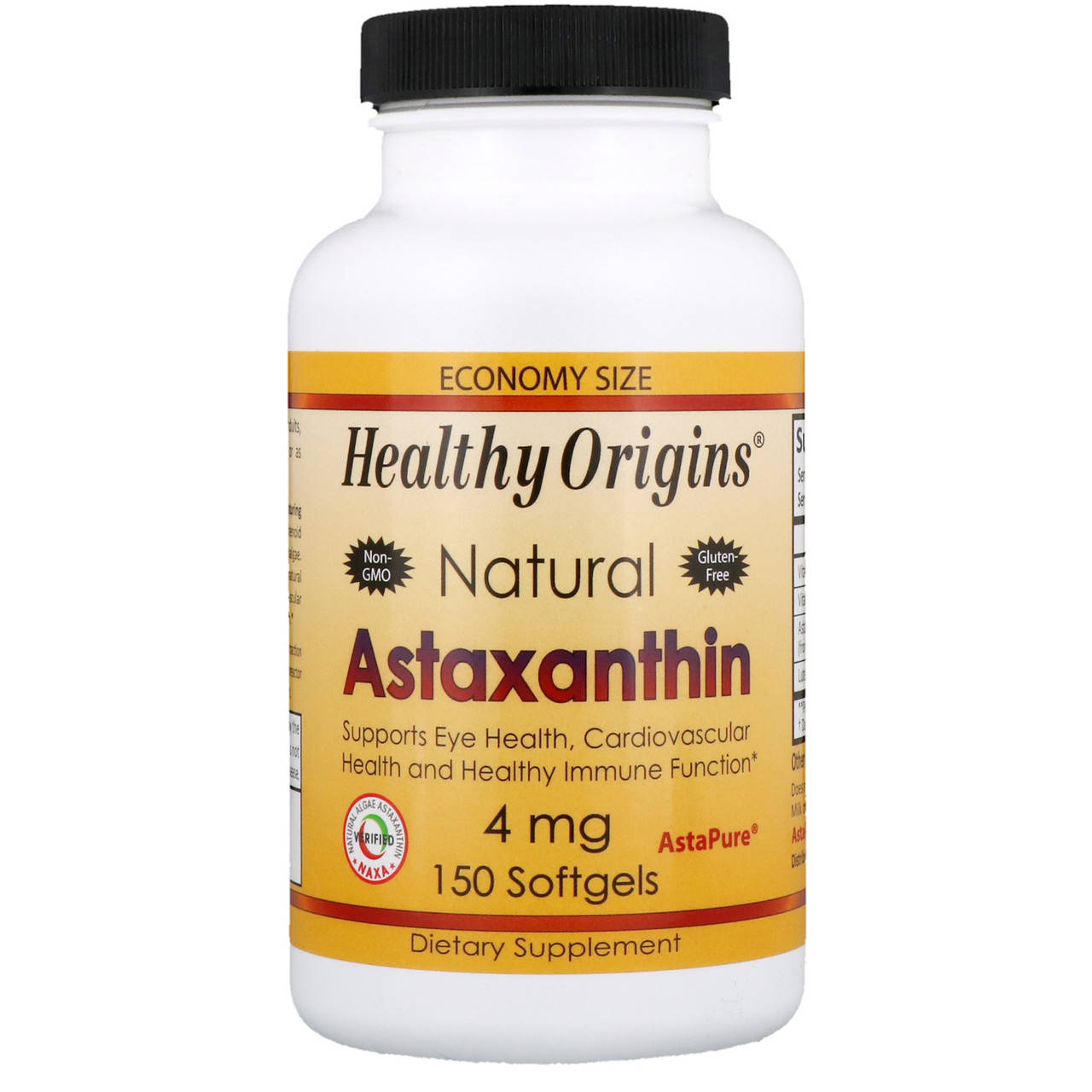 

Астаксантин (Astaxanthin) 4 мг 150 капсул