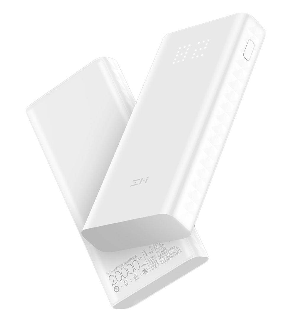 

Универсальная батарея Xiaomi ZMi Powerbank Aura 20 000 mAh Type-C White (QB821)