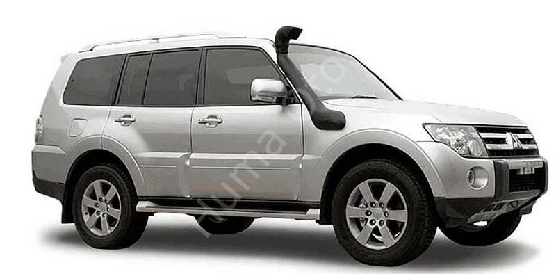 

Автомобильный Шноркель на MITSUBISHI PAJERO V80 12/2006-12/2008, SNAKE 4x4 (Польша), Черный
