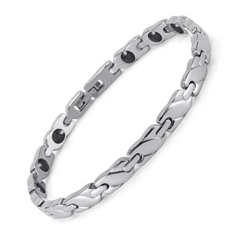 

Браслет с магнитами X-rose Prada silver женский.
