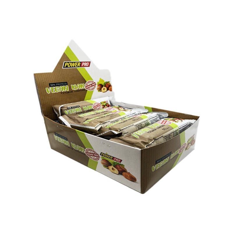 

Протеиновый батончик Power Pro Vegan bar 60 g. х 20 шт.