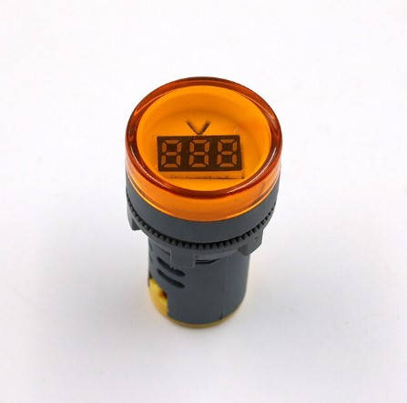 

Цифровой вольтметр AC 60-500 V желтый AD16-22DSV панельный