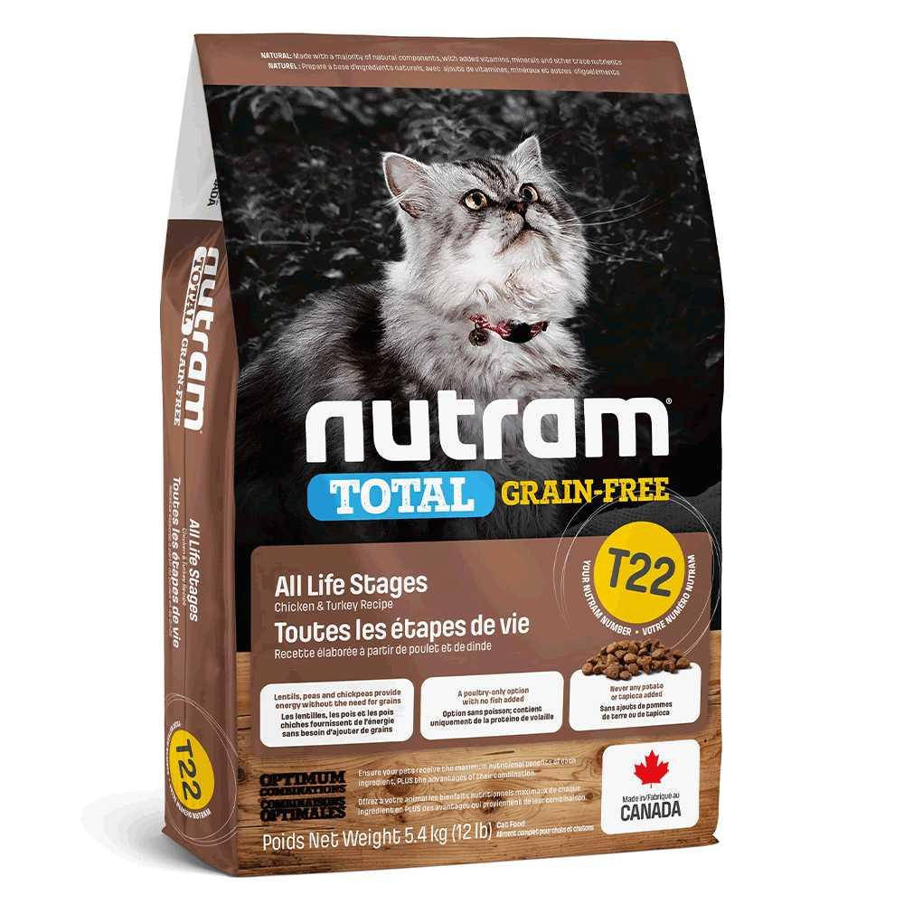 

Корм для котів T22 NUTRAM TOTAL Grain-Free Turkey & Chiken Cat 1.13кг
