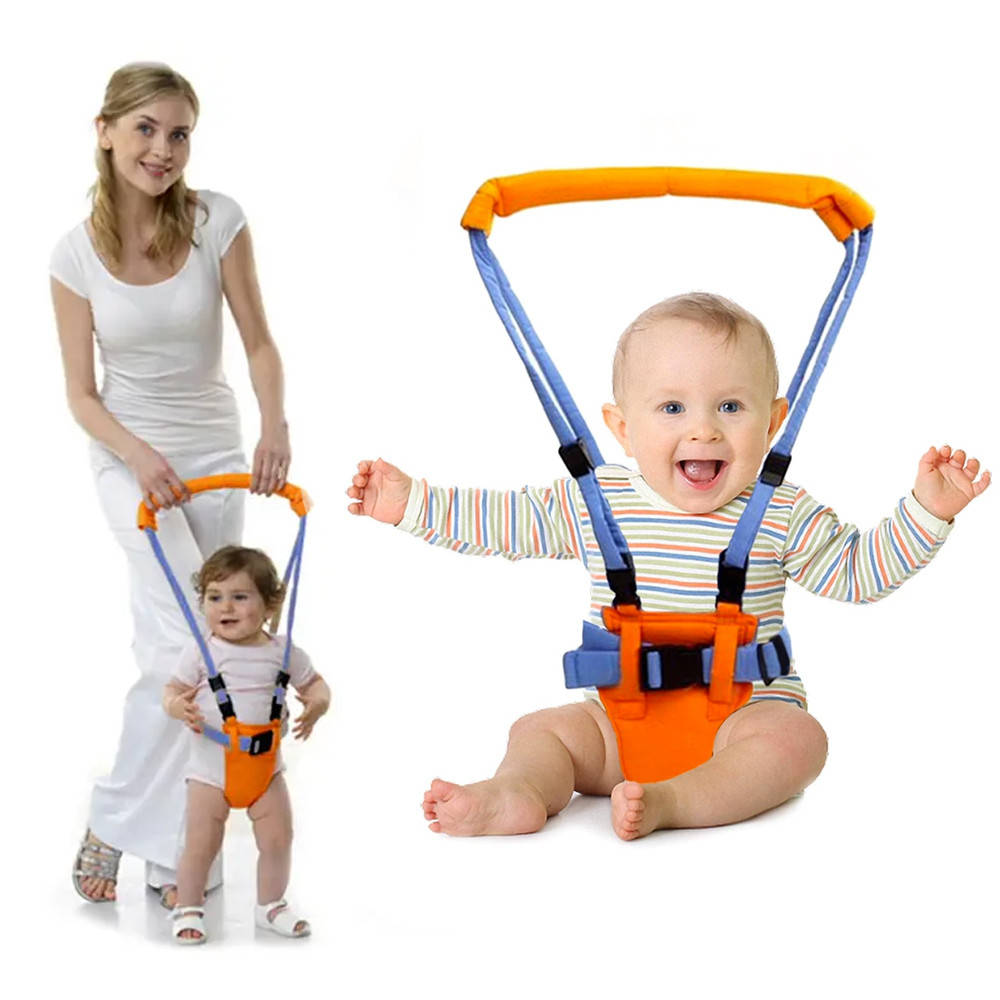 

Детские вожжи ходунки Moby Baby moon walk / Поводок для ходьбы детей, Оранжевый
