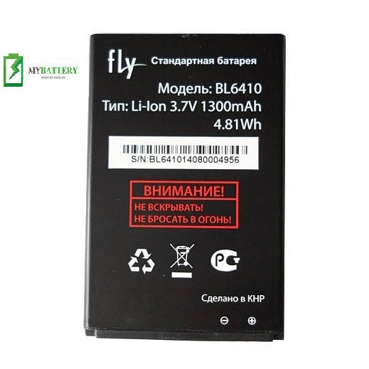 

Оригинальный аккумулятор АКБ батарея Fly BL6410,TS111