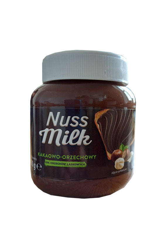 

Nuss milk krem молочный шоколад и орехи 400 г