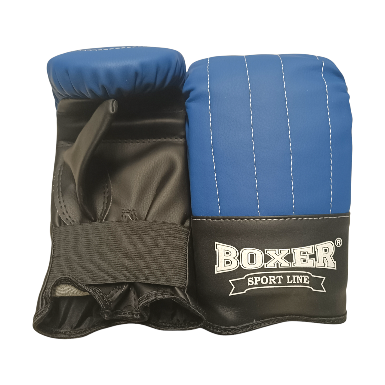 

Перчатки Тренировочные  кожвинил, синий BOXER