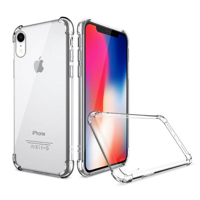 

Чехол прозрачный Strong с Бортами для iPhone Xr