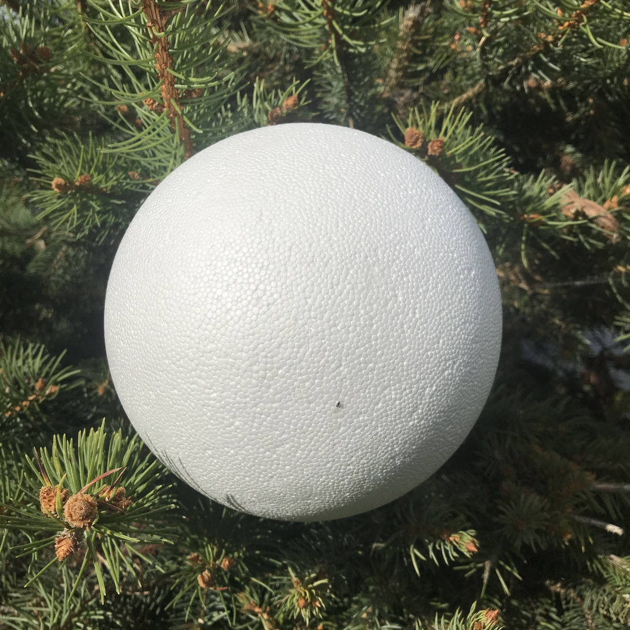 

Куля з пінопласту 15см