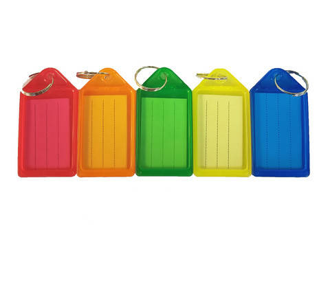

Брелок пластик. для ключей цветной Economix ассорти (6257)