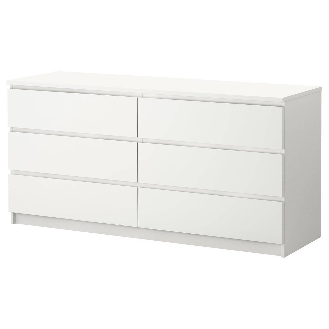 

IKEA MALM (604.035.84) Комод, 6 ящиков, белый