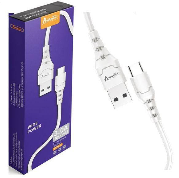 

Кабель USB-Type-C Avantis A102 белый