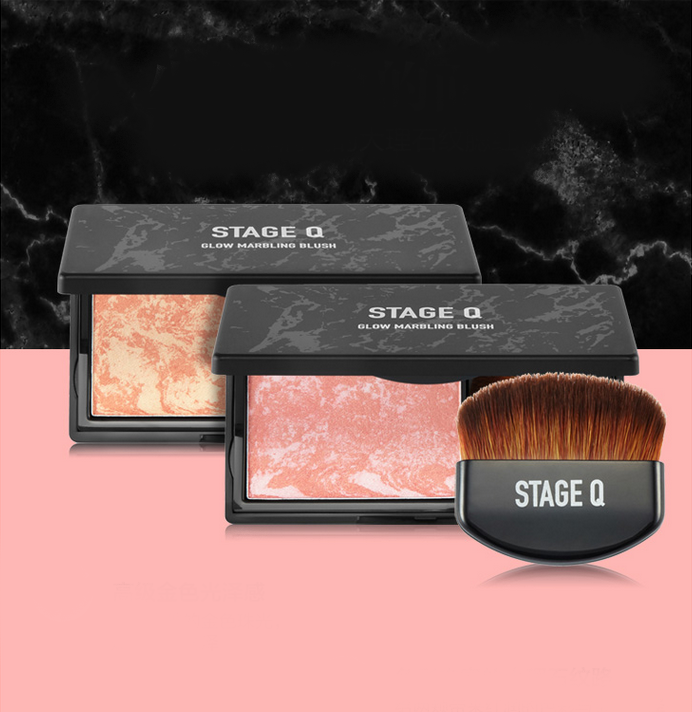 

STAGE Q Glow Marbling Blush Мраморные румяна с эффектом сияния 4г